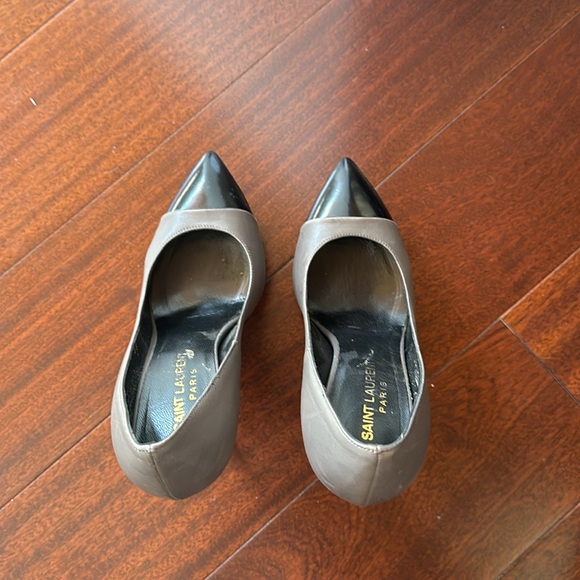 Authentic Saint Laurent Paris heels. Dark, gray and black. - Picture 6 of 13